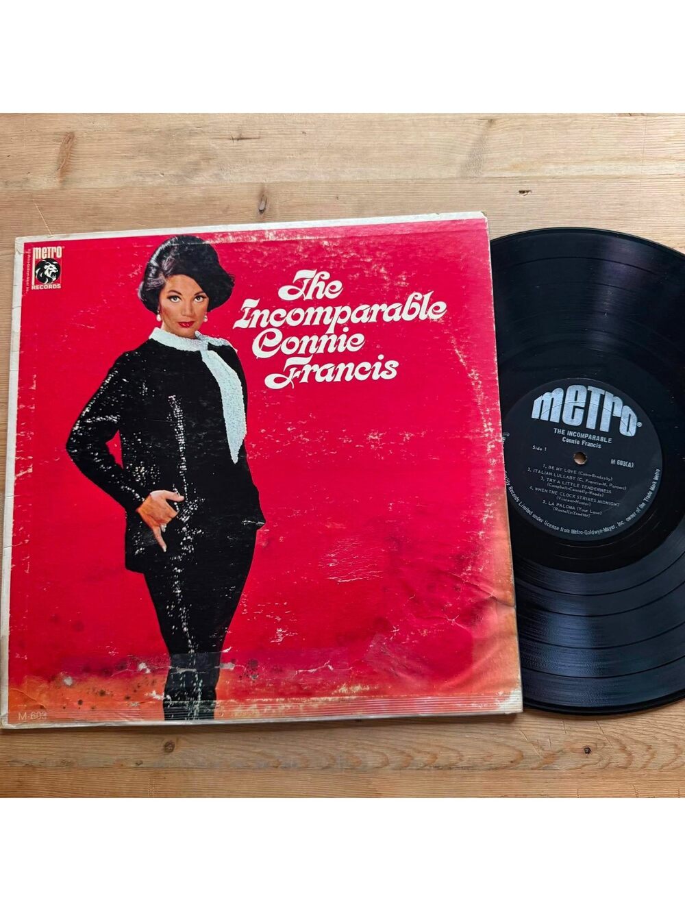 Connie Francis - The Incomparable 33rpm VG+ VR25